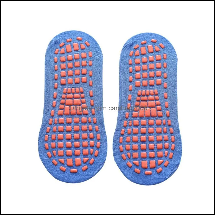 home textile manufacturers direct sale of anti slip floor socks pure cotton yoga trampoline socks sole glue dispensing early