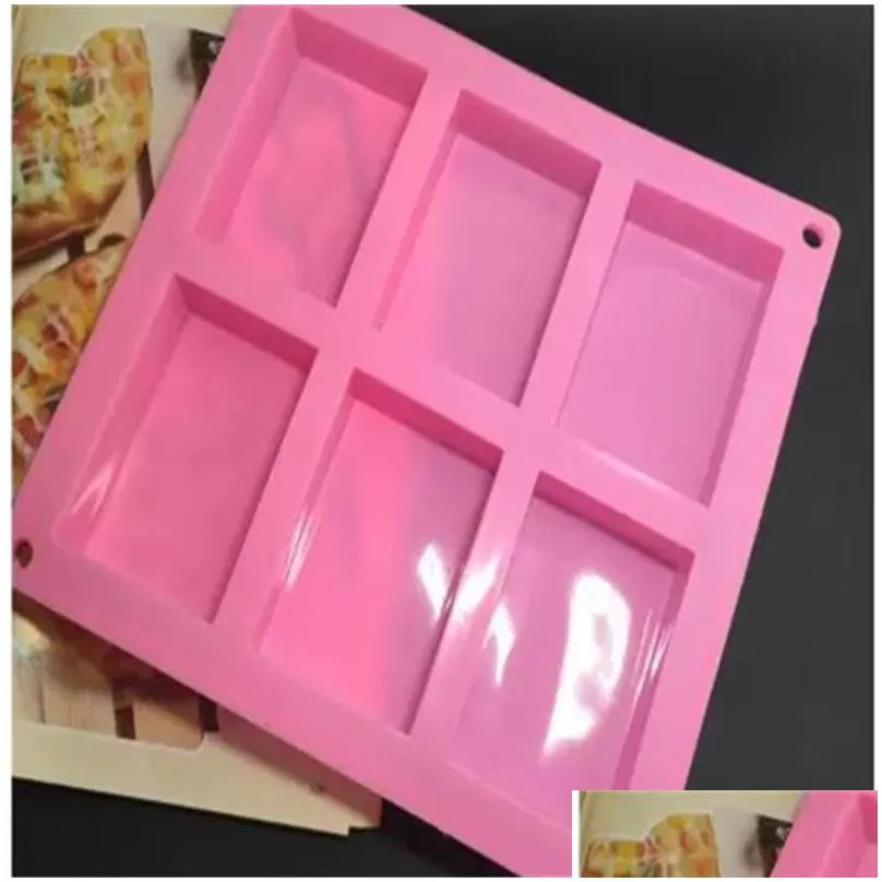 baking moulds 8x5.5x2.5cm square silicone baking mould cake pan molds handmade biscuit soap mold