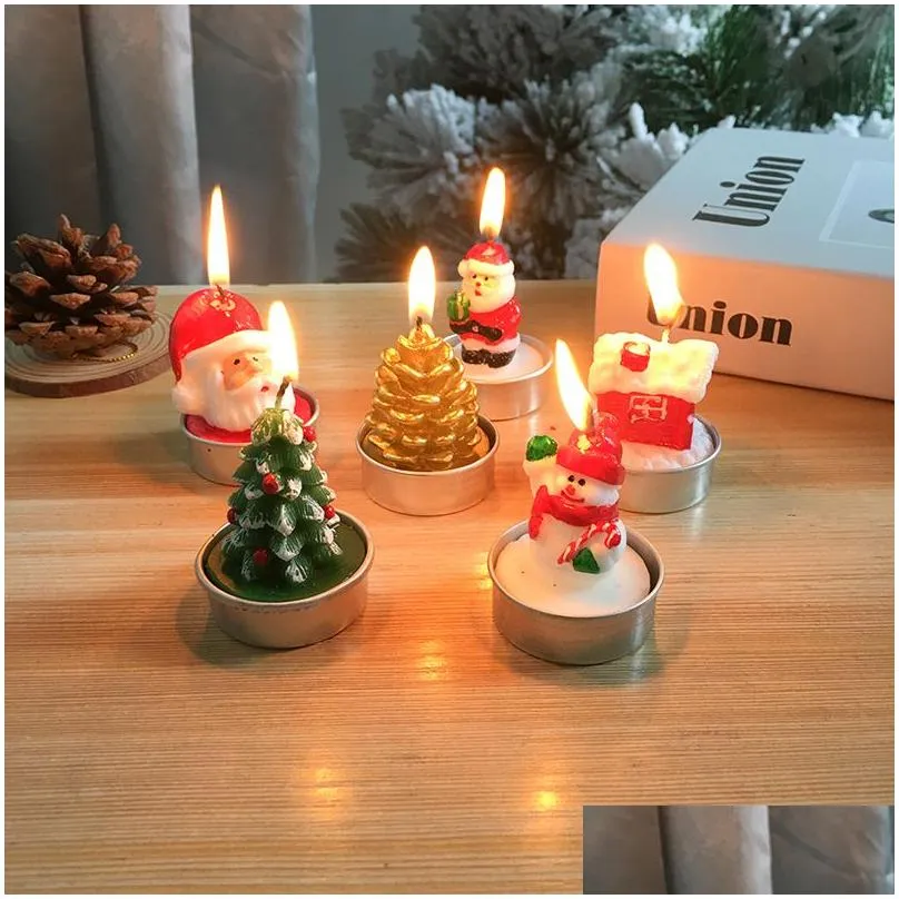 christmas decorative crafts candles painted christmas gifts valentines day presentation props