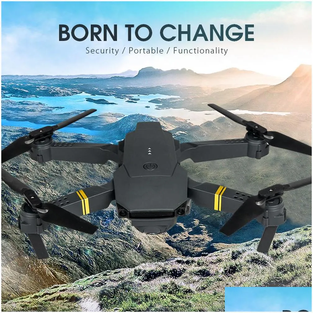 e58 wifi fpv with wide angle hd camera hight hold mode foldable arm rc quadcopter drone x pro rtf dron