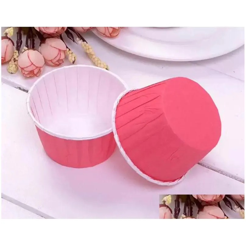 arts and crafts new fashion environment colorful stripe dot paper cake cups 50x39mm baking cup liners mould cake decoration