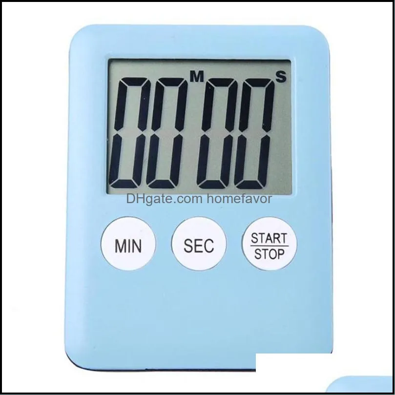 novelty digital kitchen timer medication reminder digital led kitchen count down clip timer alarm cooking count down up tools dh1211