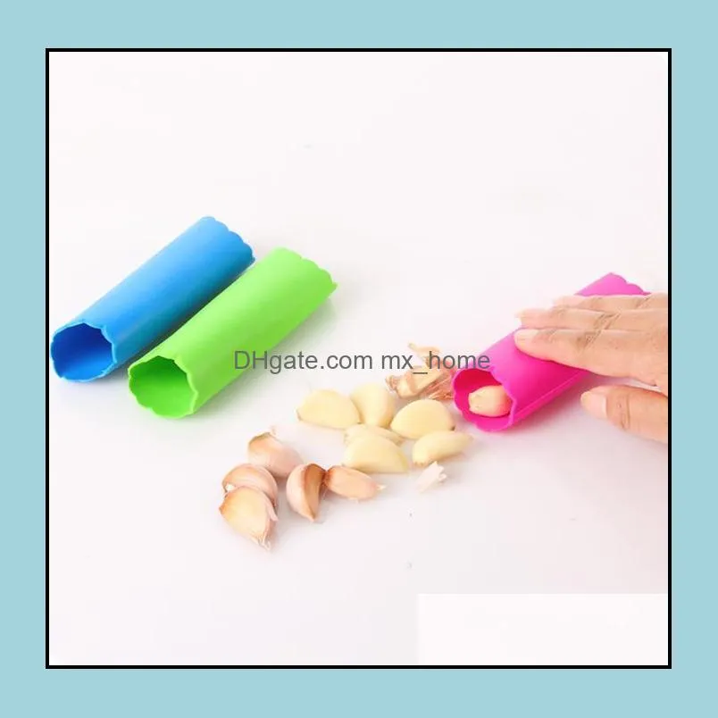 silicone garlic peeling device stripper allium sativum peeler kitchen helper accessories household indoors tools