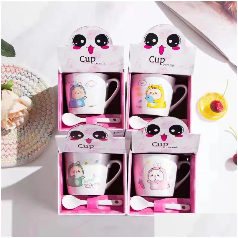 creative 200ml family ceramic mug milk coffee afternoon teacup breakfast tumbler muumi beautiful cups