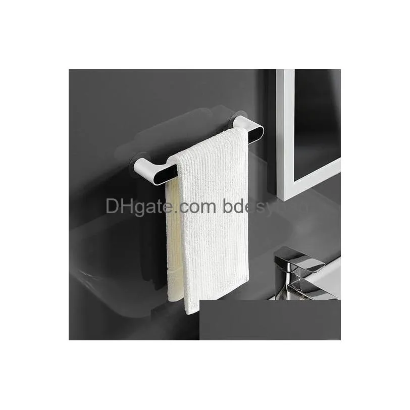 towel racks selfadhesive holder rack wall mounted hanger bathroom organizer bar shelf hook kitchen wipes hanging