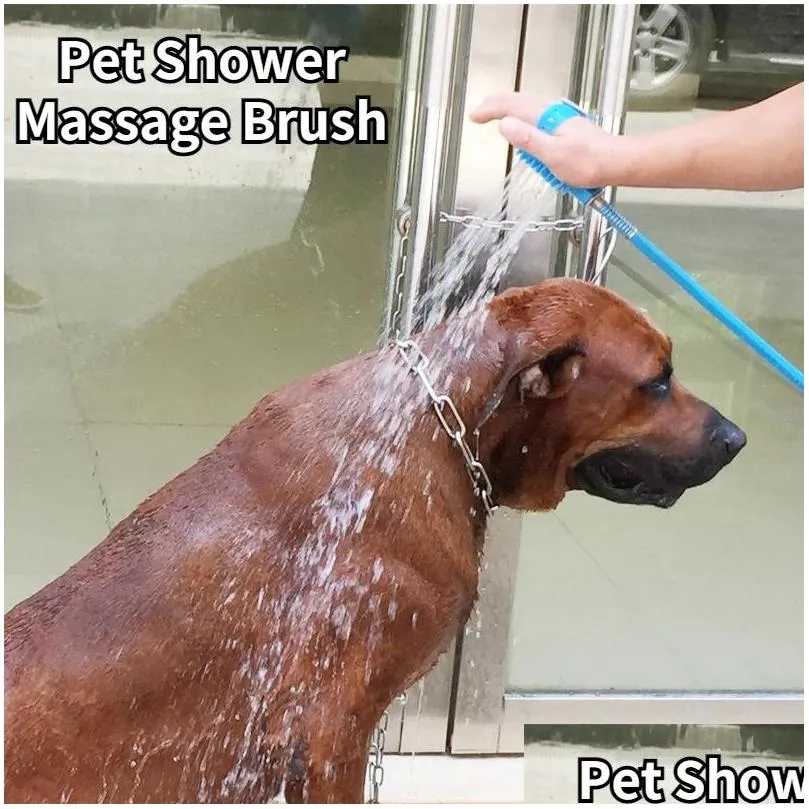 dog grooming pet bath head tools comfortable massager baths head toolss cleaning wash sprayer dogs brush pets bathss supplies inventory