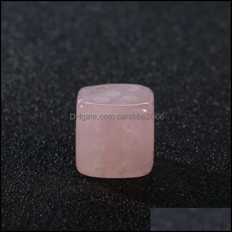 natural stone crystal 15mm dice ornaments quartz healing crystals energy reiki gem craft hand pieces living room decoration