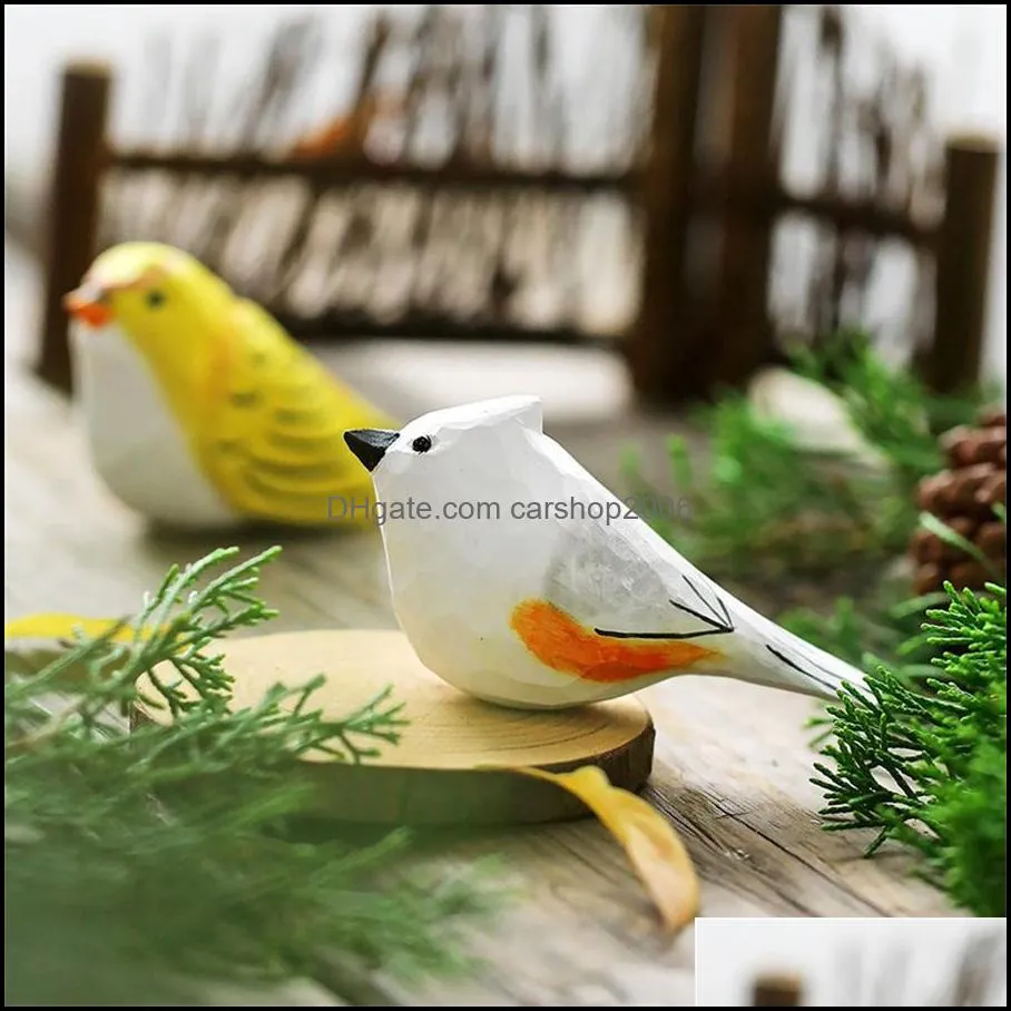 novelty items wooden childrens toy manufacturers wholesale small fat bird office living room handicraft ornaments