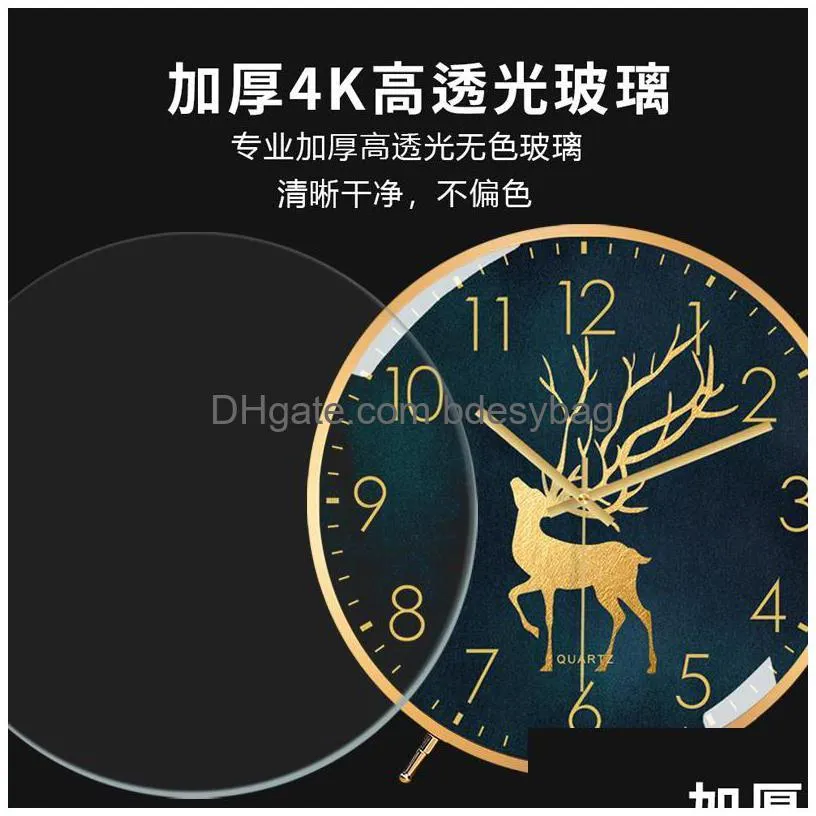 desk table clocks fashion simple clock creative living room luxury silent nordic digital bedroom relogio de mesa home decor 50