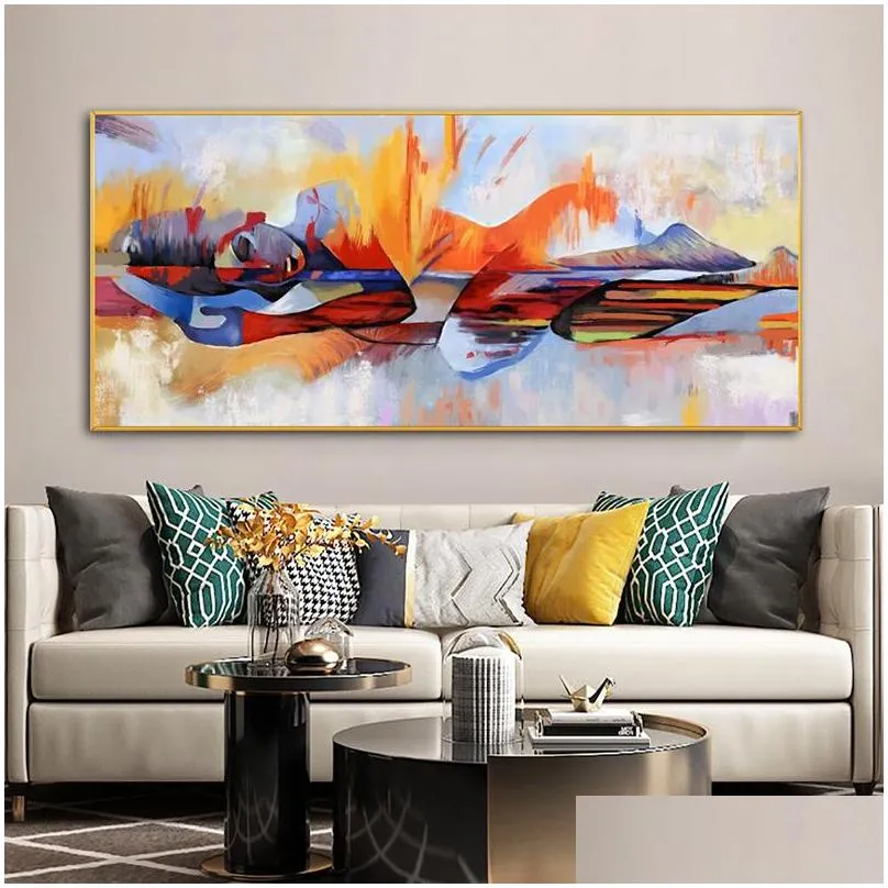 watercolor sexy woman body oil painting on canvas colorful abstract wall art for living room home decor lord buddha pictures