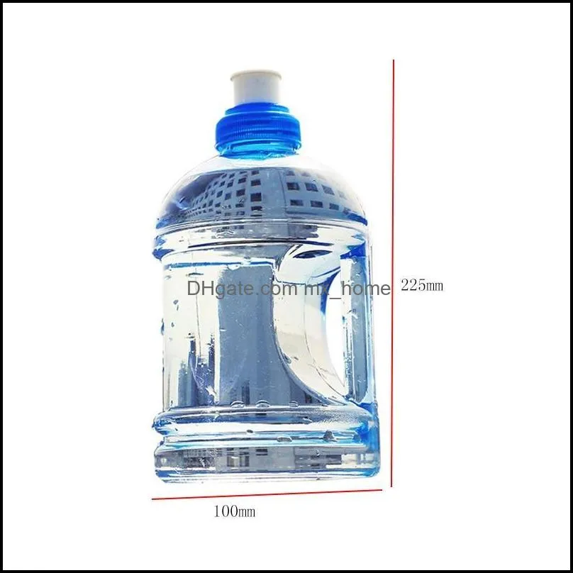 water bottles 1000ml creative large capacity workout bottle outdoor sports gym fitness training camping running plastic pc