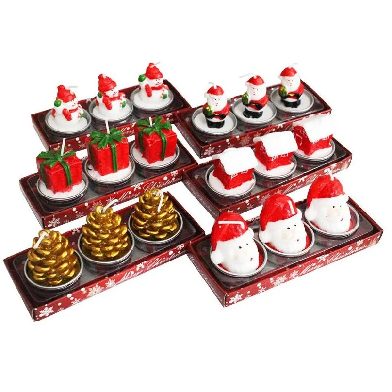 christmas decorative crafts candles painted christmas gifts valentines day presentation props