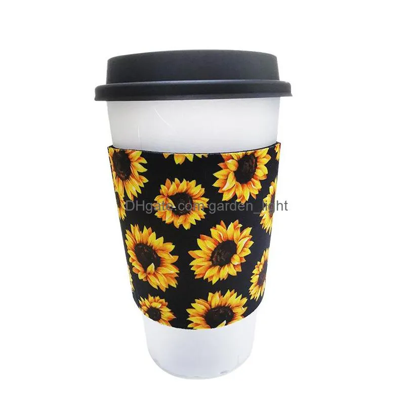 drinkware handle simple coffee cup holder portable antiscalding drink cups holder can be used repeatedly neoprene supports customization inventory