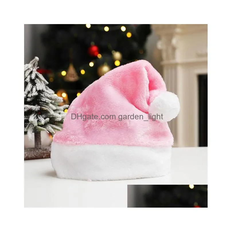 merry christmas hats plush hat xmas caps santa hat party gifts decoration