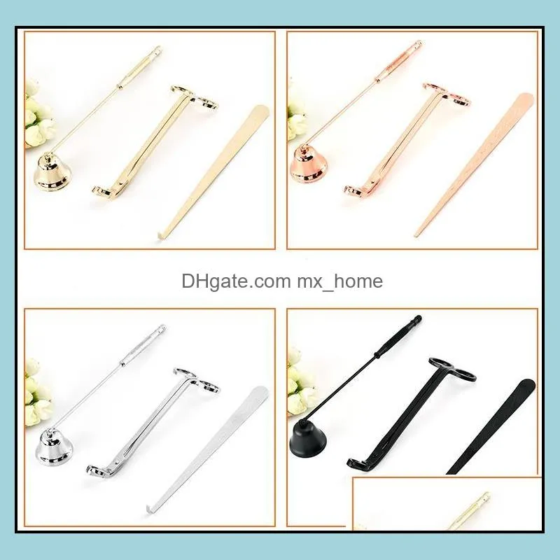 candle accessory set 3pcs/lot candle tool kit candles snuffer trimmer hook gift for scented candles lovers sn3579