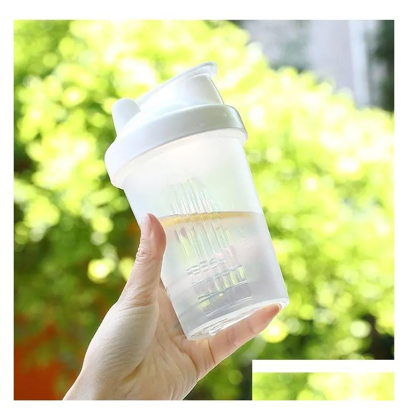 nutrition shake cup 400ml small capacity fitness cup protein milkshake meal replacementcup sports water cups