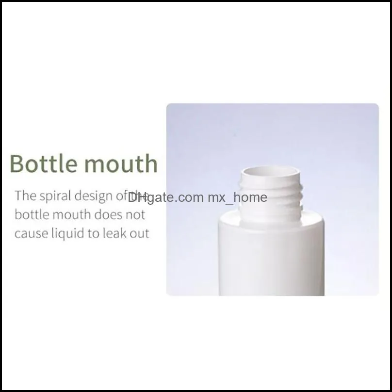 20pcs 100ml spray bottle empty white plastic fine mist travel atomiser refillable reusable mini travel bottles