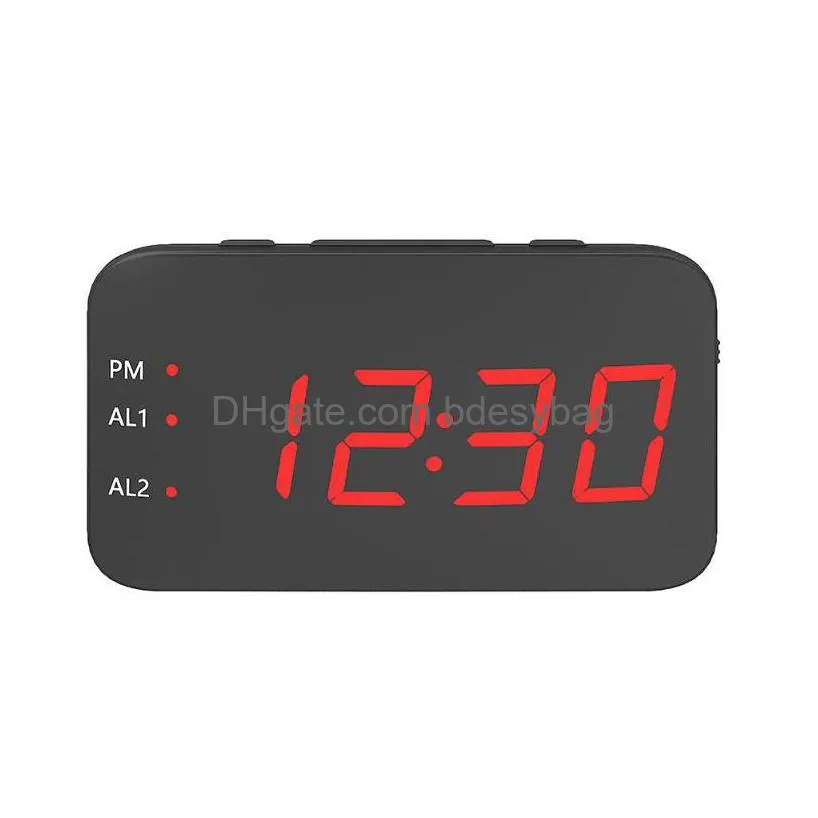 desk table clocks mini lcd display digital clock bedroom luminous bedside alarm led multifunctional tafelklok decoration bf50dc