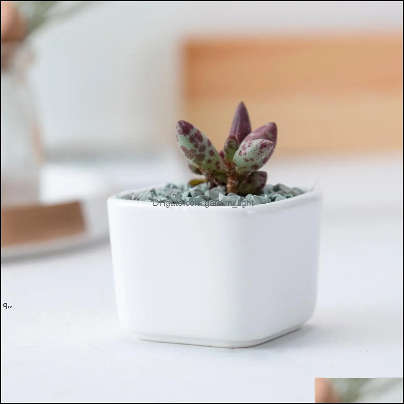 succulents fleshy flowerpot pure color ceramics pots letter love simple small pots home garden decoration by sea rrb15015