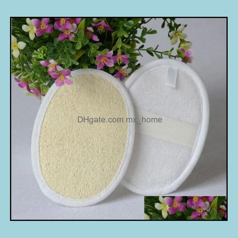 11x16cm natural loofah pad loofah scrubber remove the dead skin loofah pad sponge for home or al sn1084