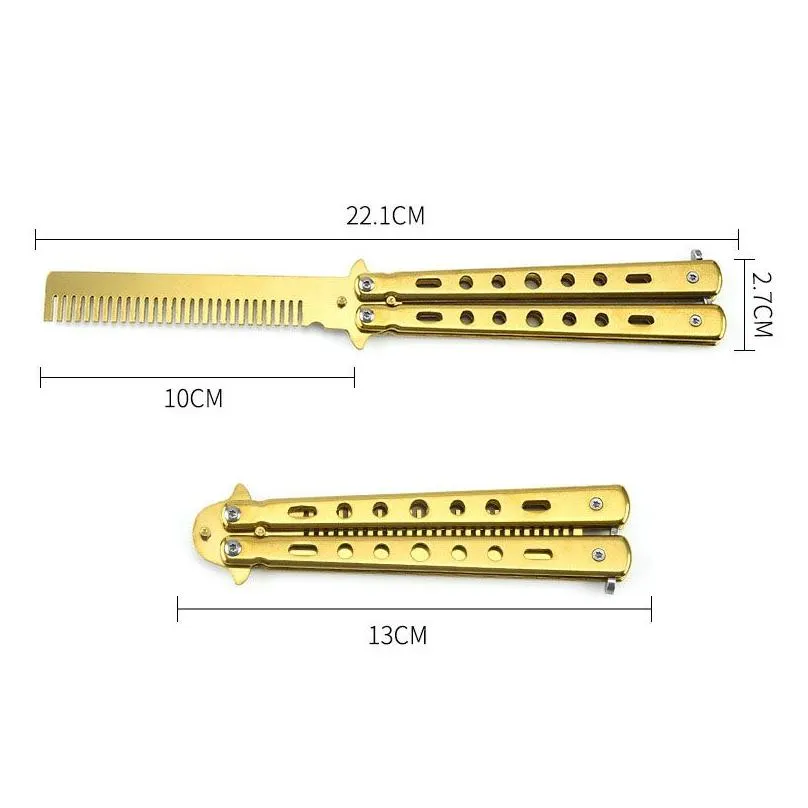 other household sundries factory wholesale american butterfly comb outdoor training folding comb