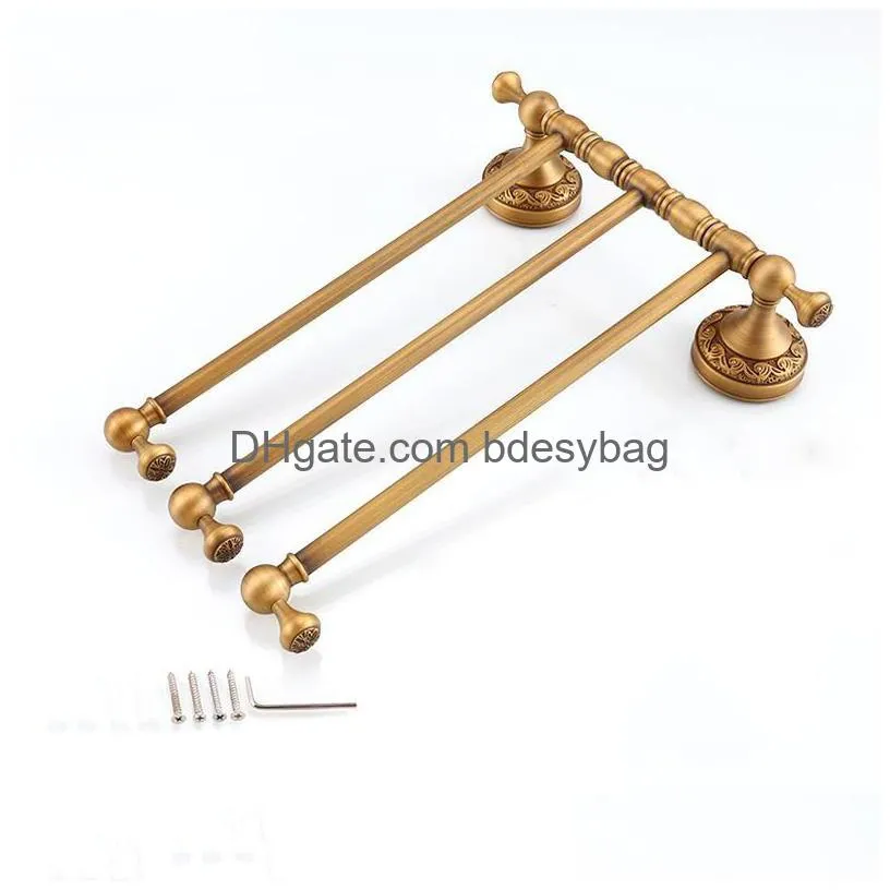 towel racks vidric 34 tiers bars antique brass holder bath rack active rails pants hanger bathroom accessories wall shelf