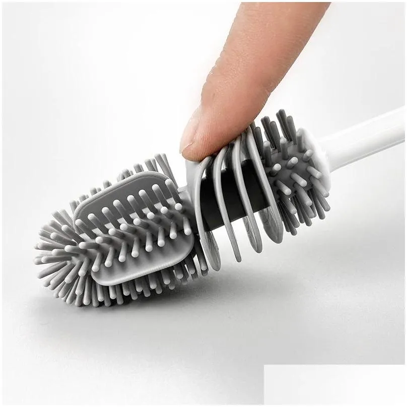 silicone cup brush cup scrubber glass cleaner kitchen cleaning tool long handle drink wineglass bottle glasscupcleaningbrush