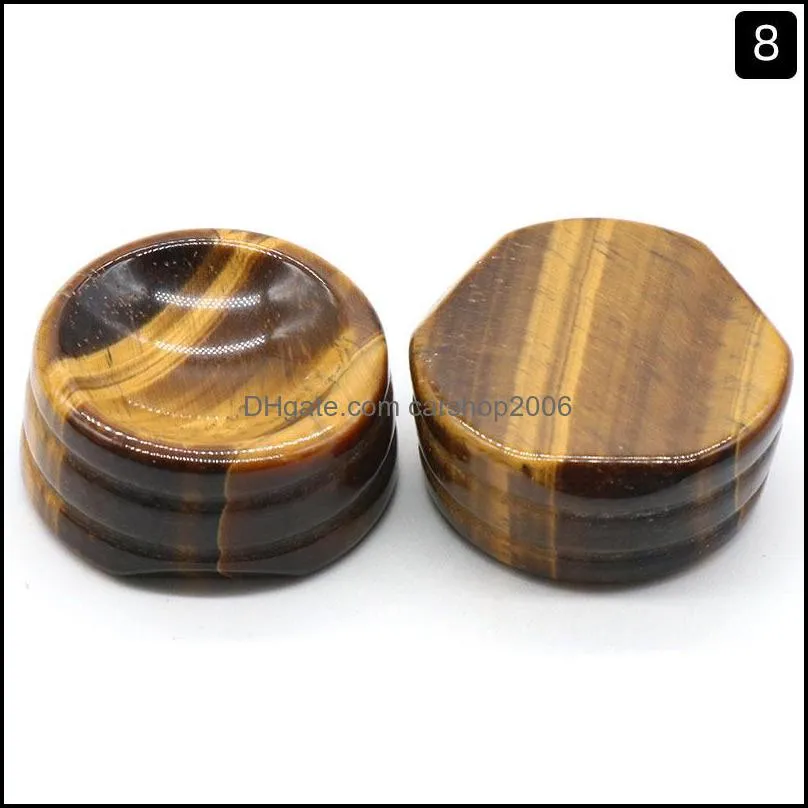 natural crystal agate stone ball base decoration eggshaped stone bottom supporting round ball seat ornaments