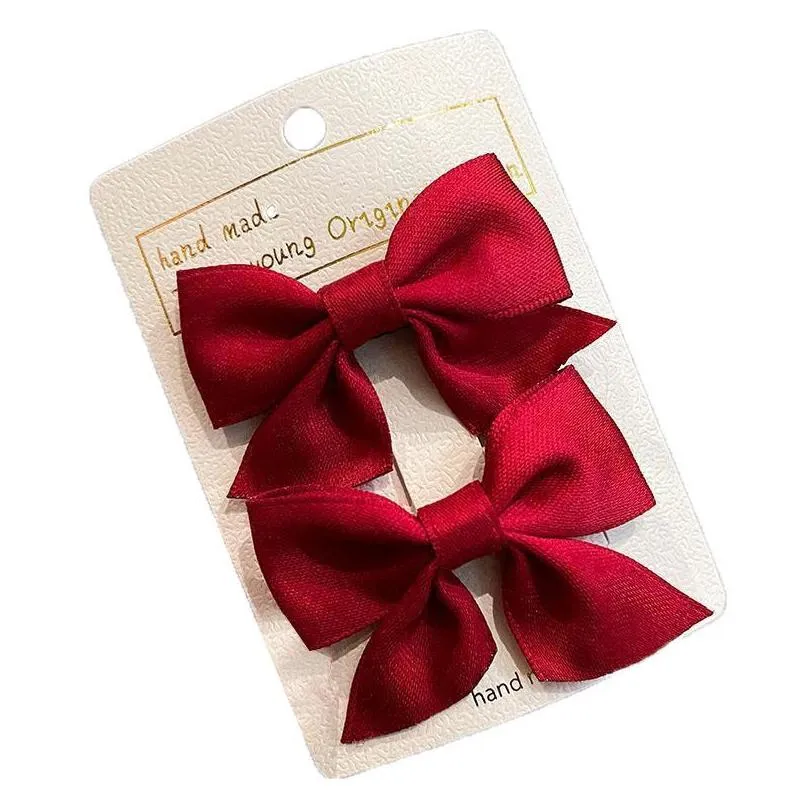 bead making tools new bow headgear cute sweet little girl hair accessories summer girls net red clips baby hairpins children hairs clips