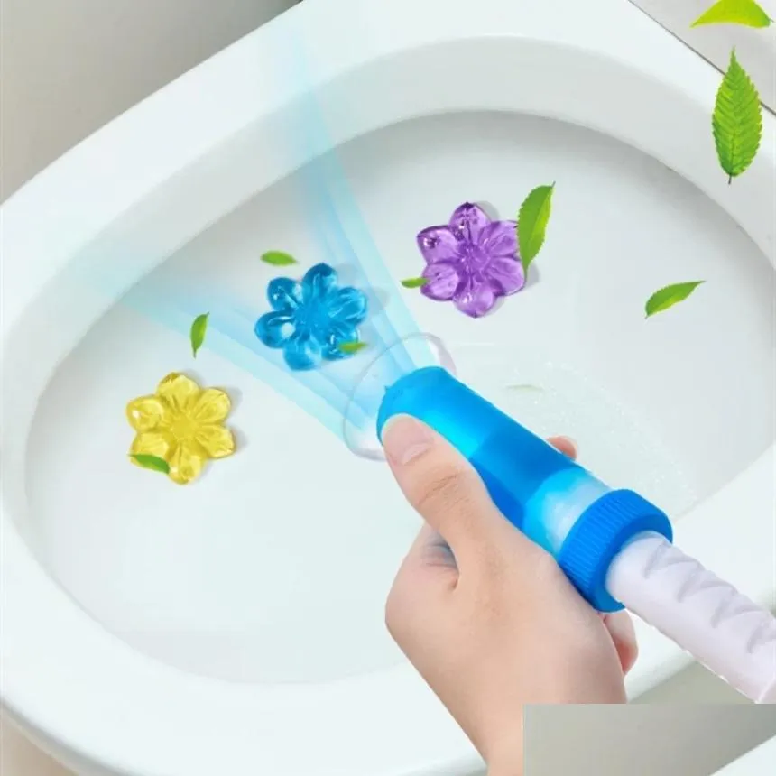 sponges scouring pads air freshener toilet cleaner deodorant cleaning gel detergent flower fragrance toilet bowl odor artifact household