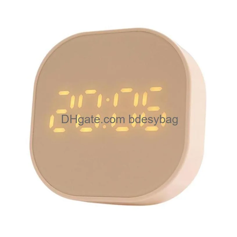 desk table clocks digital clock bedside clear display alarm for room decor countdown time function temperature timer