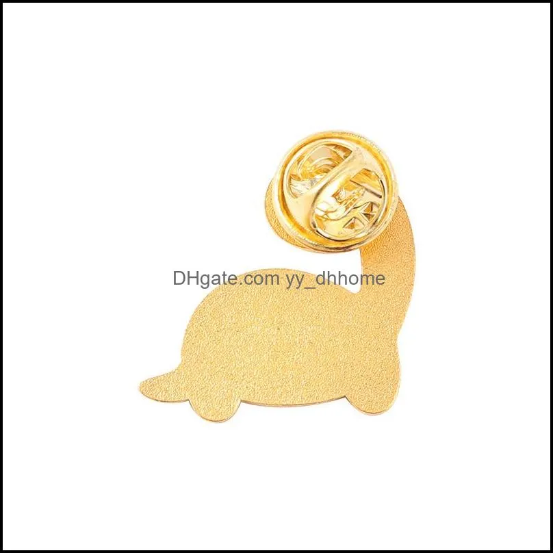 cute cartoon dinosaur brooch shirt backpack pins enamel badges broches for men women badge pins brooches jewelry accessories