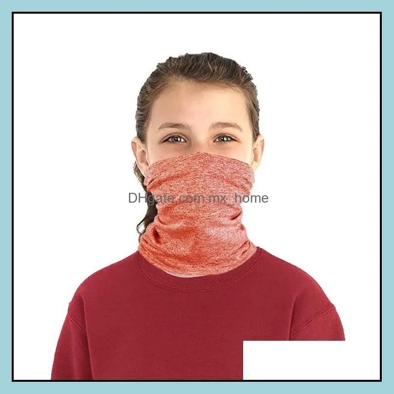 kids face mask children protective mask outdoor cycling magic scarf headband bandanas turban fitness supplies riding mask