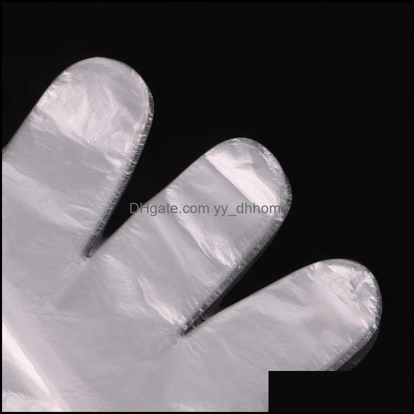 50pcs/bag bbq disposable gloves plastic cleaning garden medical salon restaurant dropping 