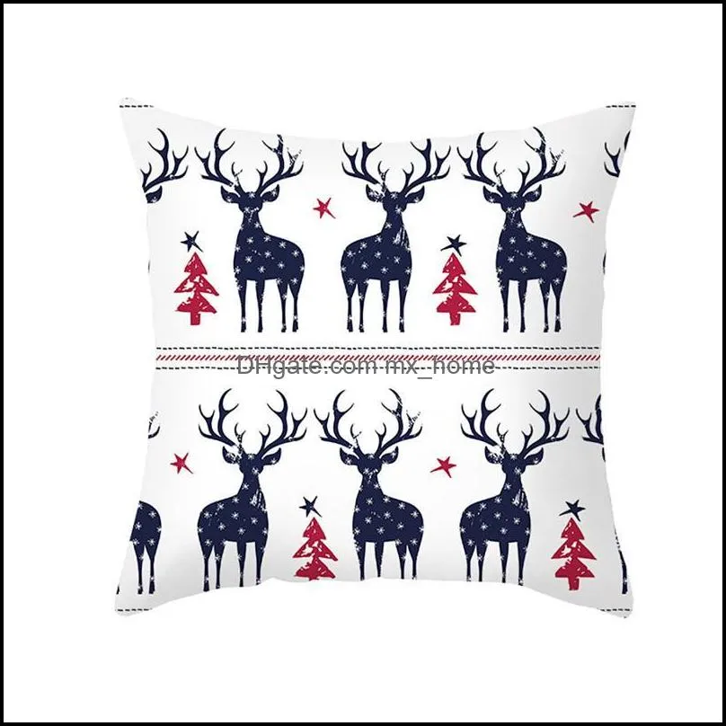 cushion/decorative pillow santa claus christmas pillowcase home decoration product fashion gift happy year