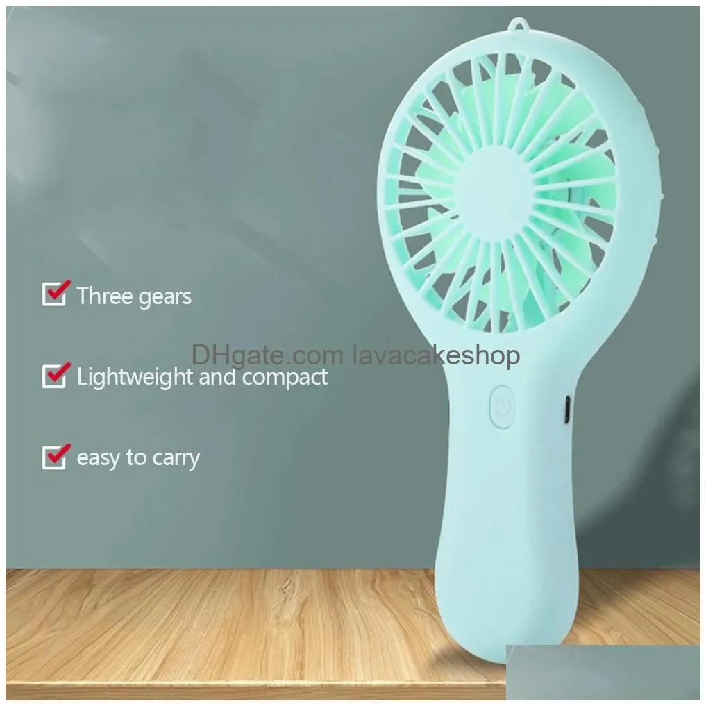 party favor usb mini wind power handheld fan convenient and ultraquiet fan high quality portable student office cute small cooling