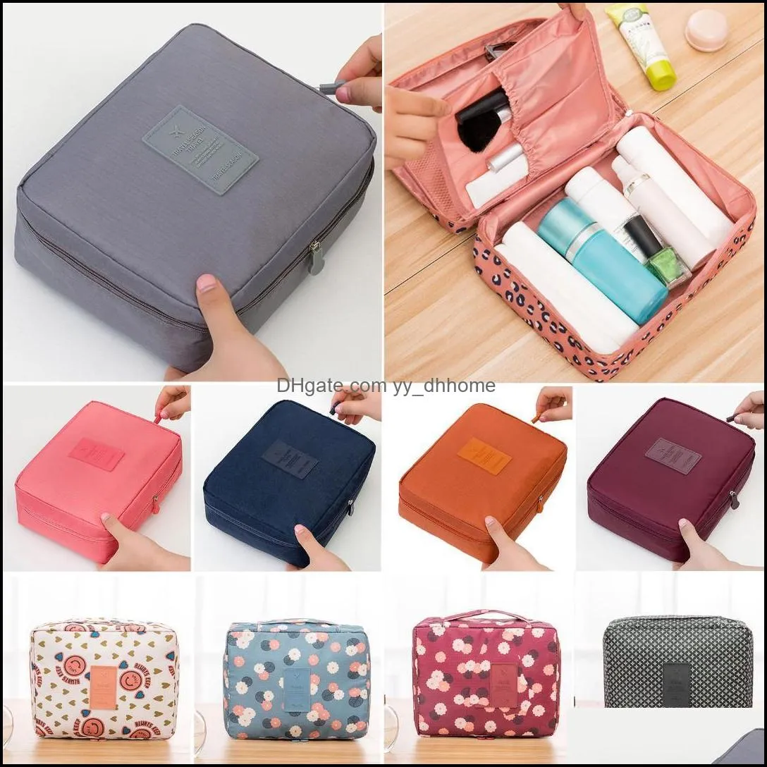 cosmetic storage makeup bag folding hanging toiletry wash organizer pouch