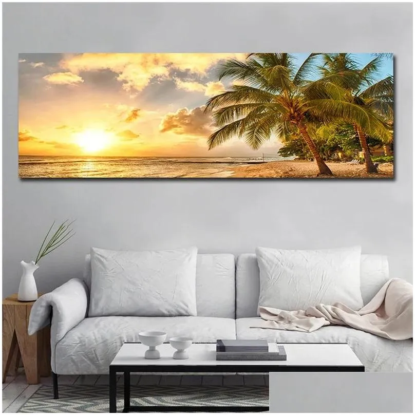 canvas prints bedroom painting seascape tree modern home decor wall art for living room canvas painting landscape pictures