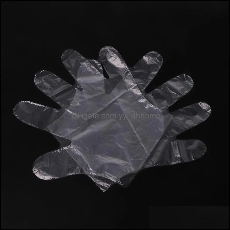 50pcs/bag bbq disposable gloves plastic cleaning garden medical salon restaurant dropping 