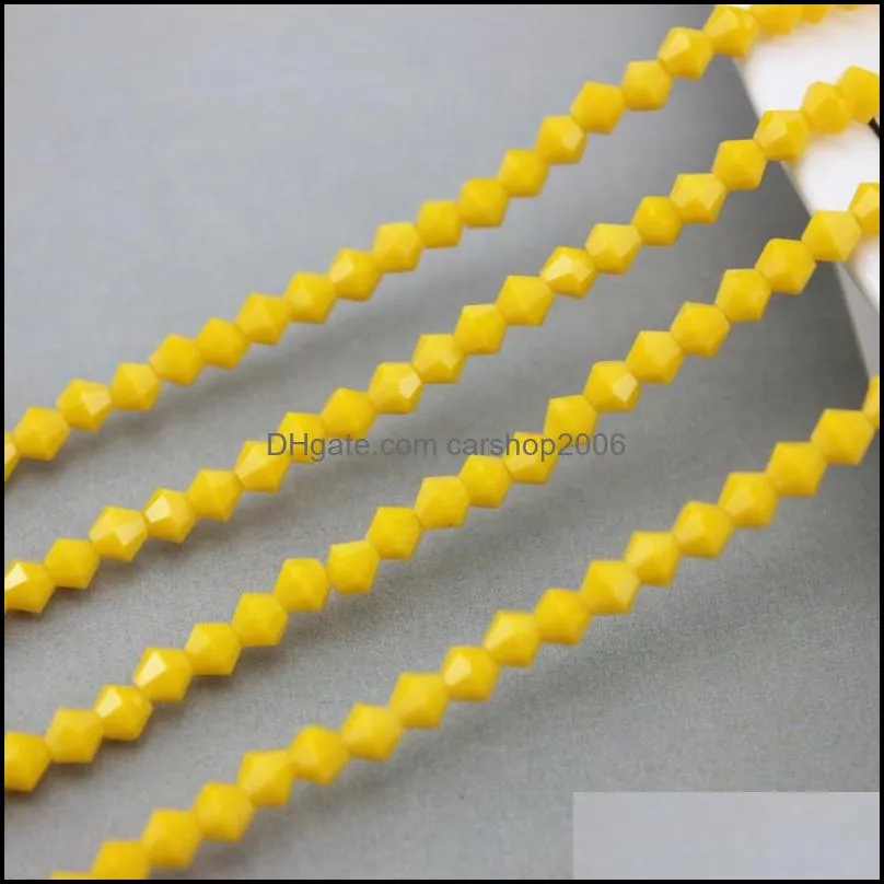 wholesale 4mm 100pcs austria crystal beads spacer glass bead diy earrings bracelet choker necklace jewelry making 1077 t2