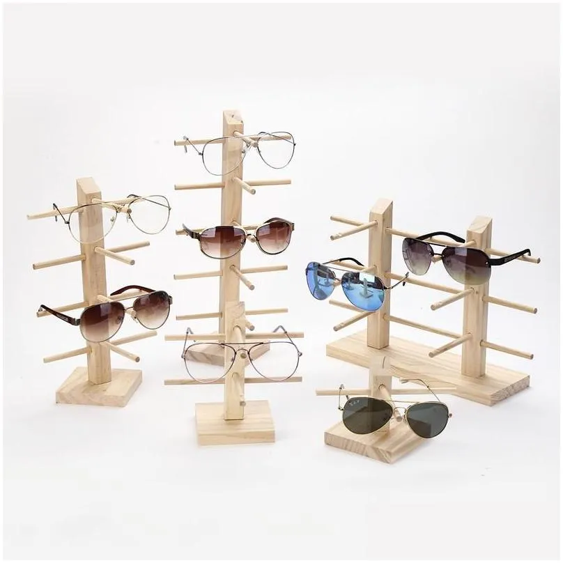 multi layers wood sunglass display rack shelf eyeglasses show stand jewelry holder for multi pairs glasses showcase dropshipping 57 w2