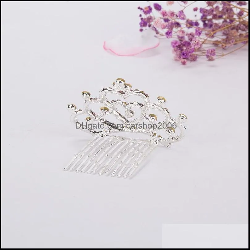 children fashion tiaras inlaid diamond lovely girl crown hairs crowns generous and simple kid perform hair accessories 2 8bj b3