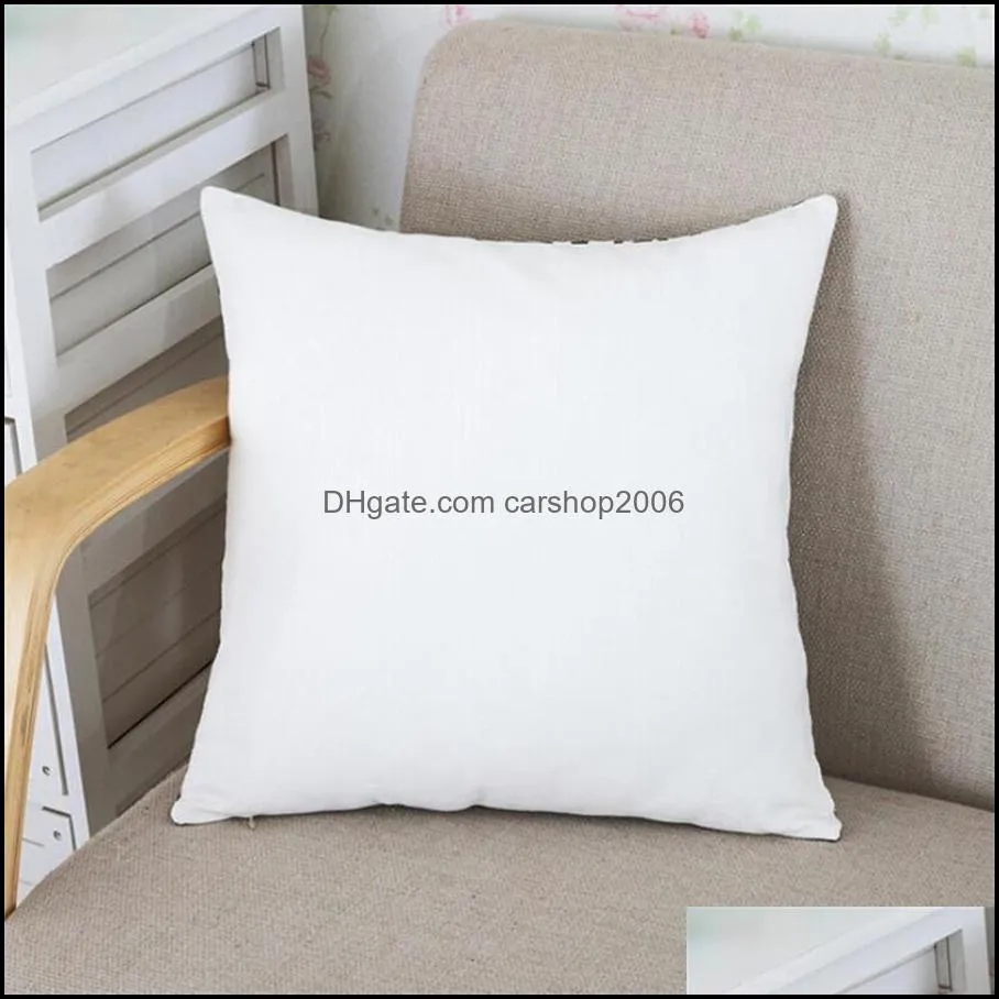 sublimation pillowcase heat transfer printing pillow covers blank pillow cushion 40x40cm without insert polyester pillow covers