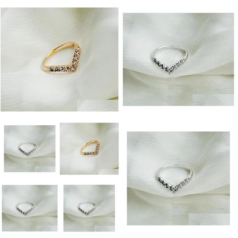 ring for women charming jewelry shaped shining crystal rhinestones inlaid woman ring