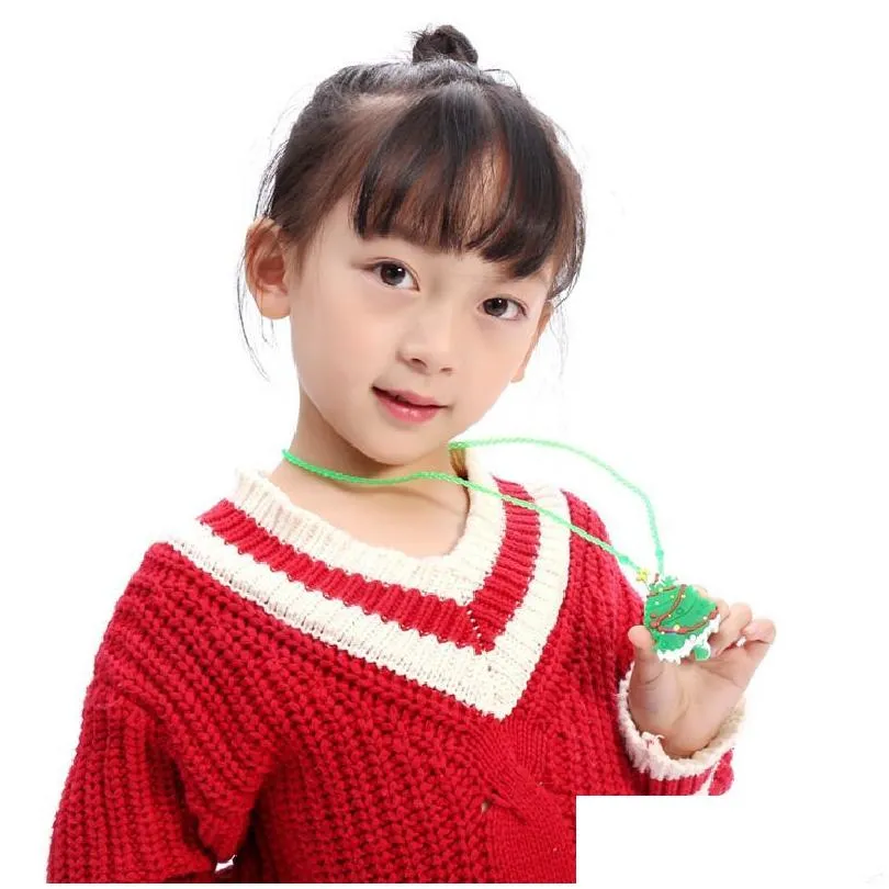  year christmas light up necklace decoration bracelets led children gift christmas toys for kids girls 2022