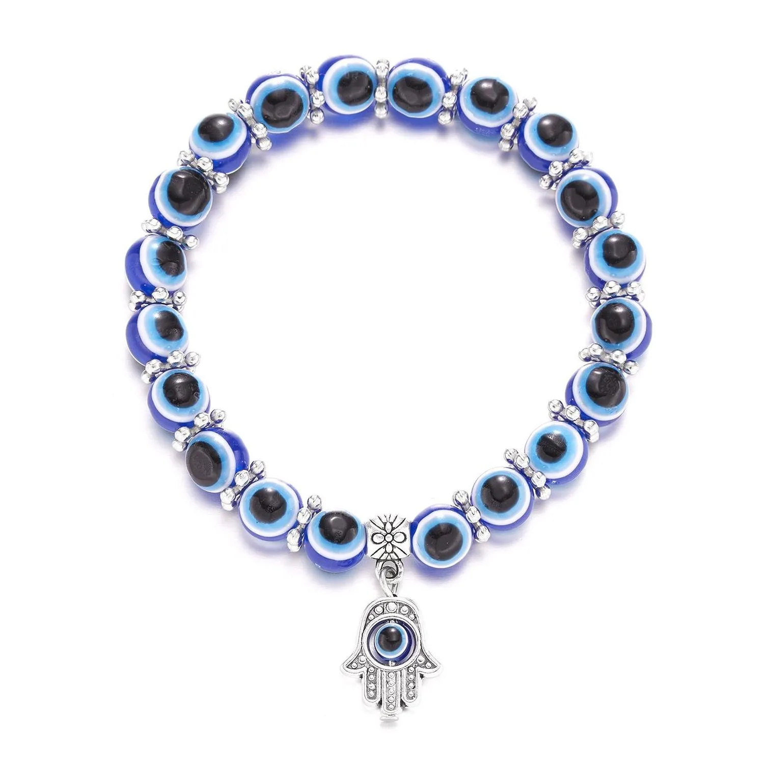 evil eye necklace for women keyring turkish evil blue eye bead bracelet handmade glasses charms bracelets greek mati hamsa nazar men evil eye