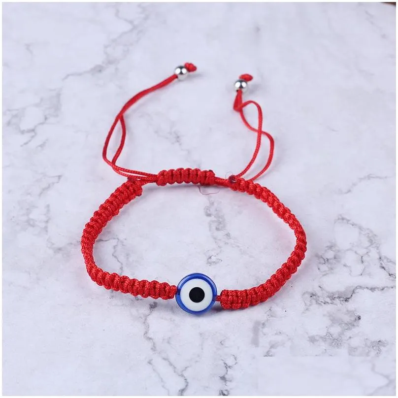 handwoven bracelet lucky bracelet kabbalah red string thread hamsa bracelets blue turkish evil eye charm jewelry fatima friendship