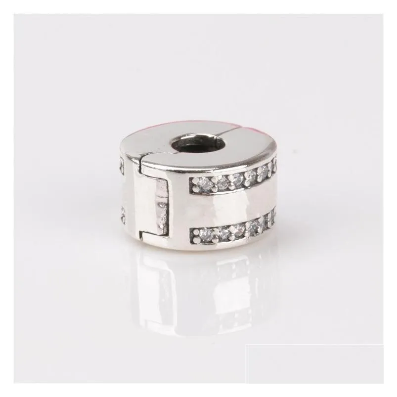 classical design authentic 925 sterling silver clips charms original box for pandora beads clips bracelet jewelry making