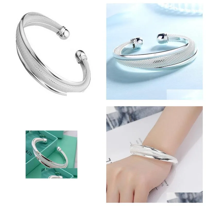 fashion exquisite silver plated double light bracelet womens gift jewelry gift atmosphere creative bracelet