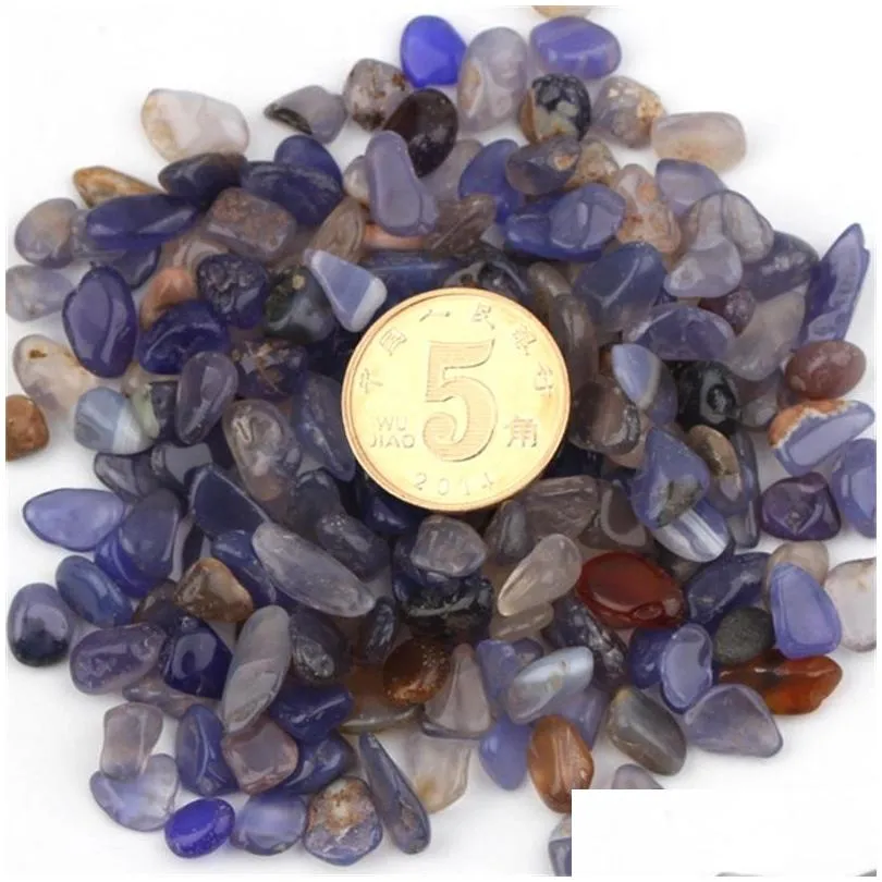 18 colors natural crystal jade mixed stones tumbled chips crushed stone healing jewelry making home decoration 866 b3